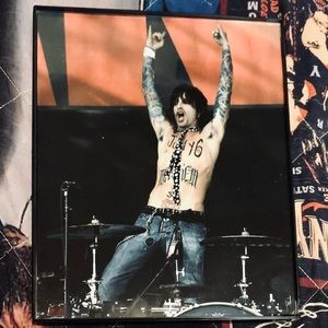 MOTLEY CRUE 🖤Tommy Lee🖤Awesome 8X10 Framed Photo